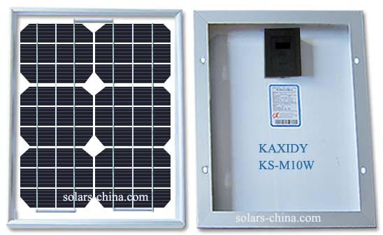 10W 18V solar module, charger for 12V battery