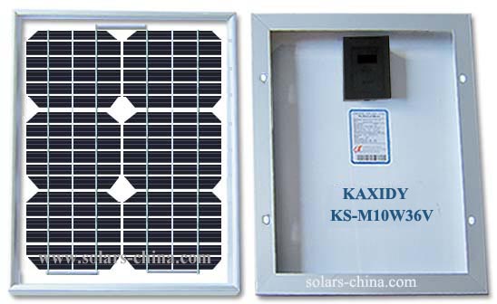 10W 18V solar module, charger for 12V battery
