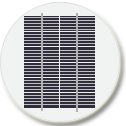 Circular solar panel module